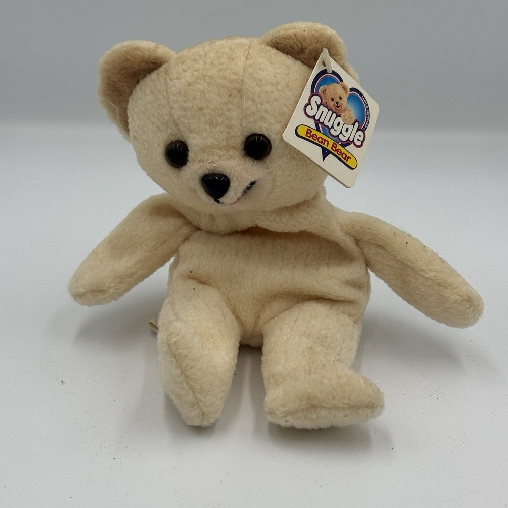 Vintage Snuggle Bear Bean Bag Plush 1999 with Tag